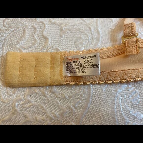 🎀Tiffany  full cup lace floral print Bras 36C… - Picture 10 of 10